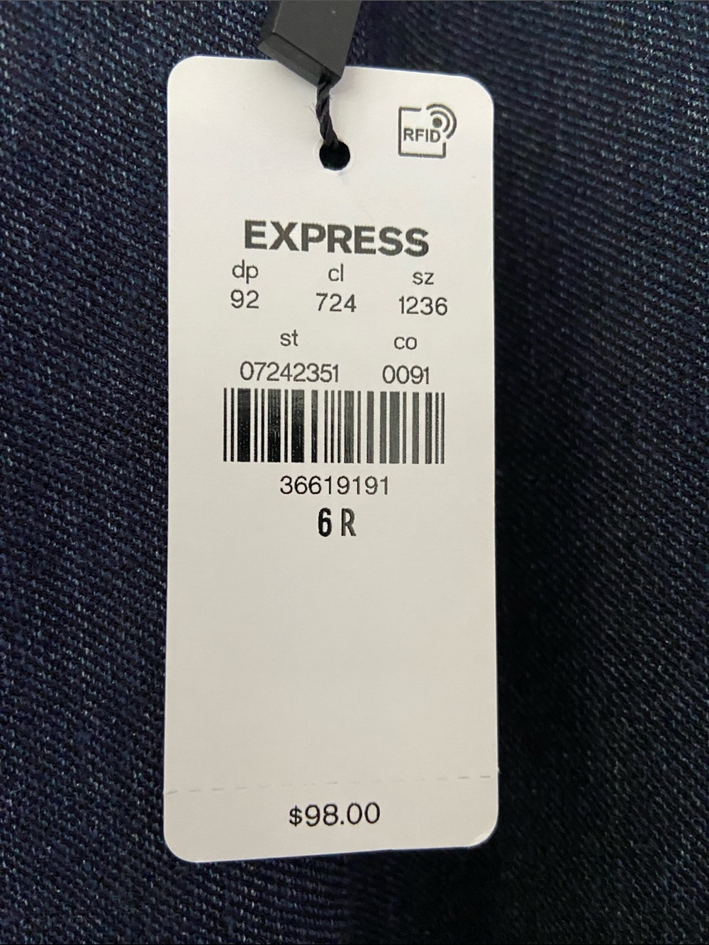 NWT! Express Editor Pant Boot Cut Mid Rise - Picture 2 of 8